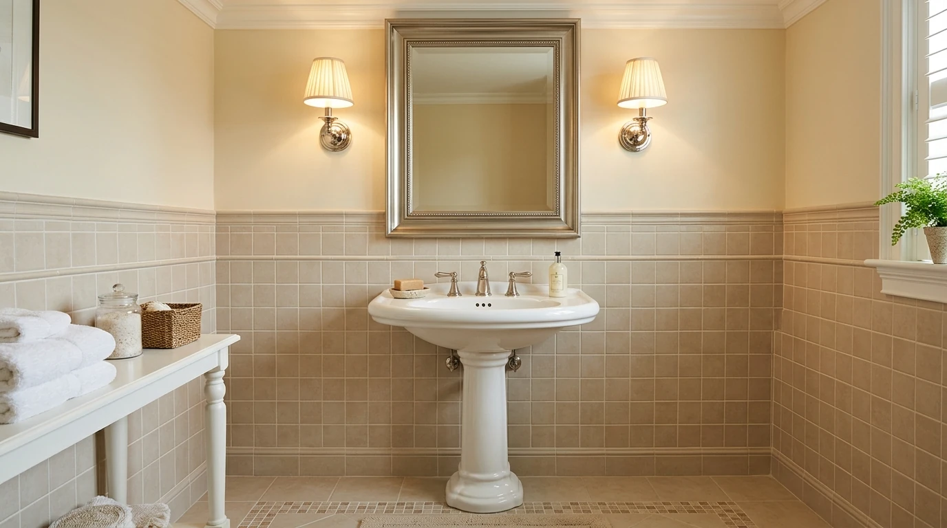 Timeless bathroom idea 2