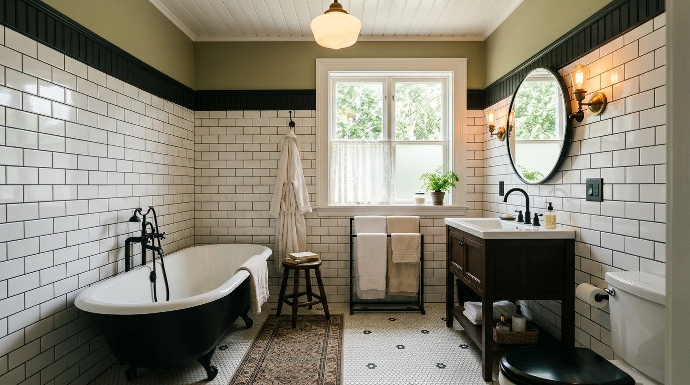 Timeless bathroom idea 4