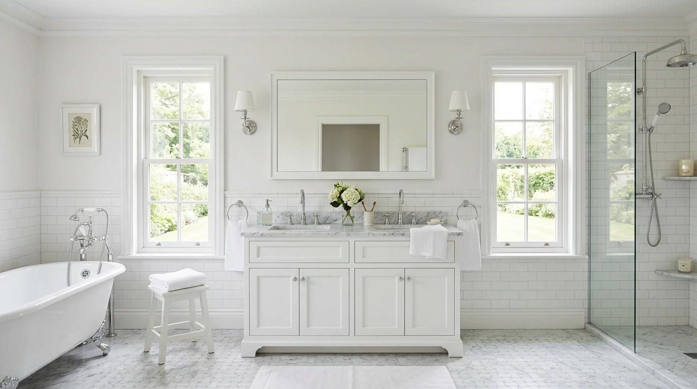Timeless bathroom idea 7