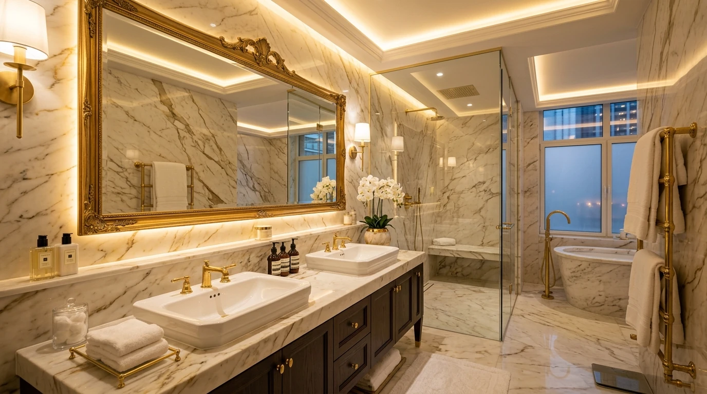 Timeless bathroom idea 9