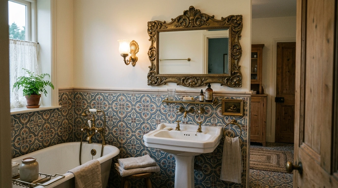 Timeless bathroom idea 10