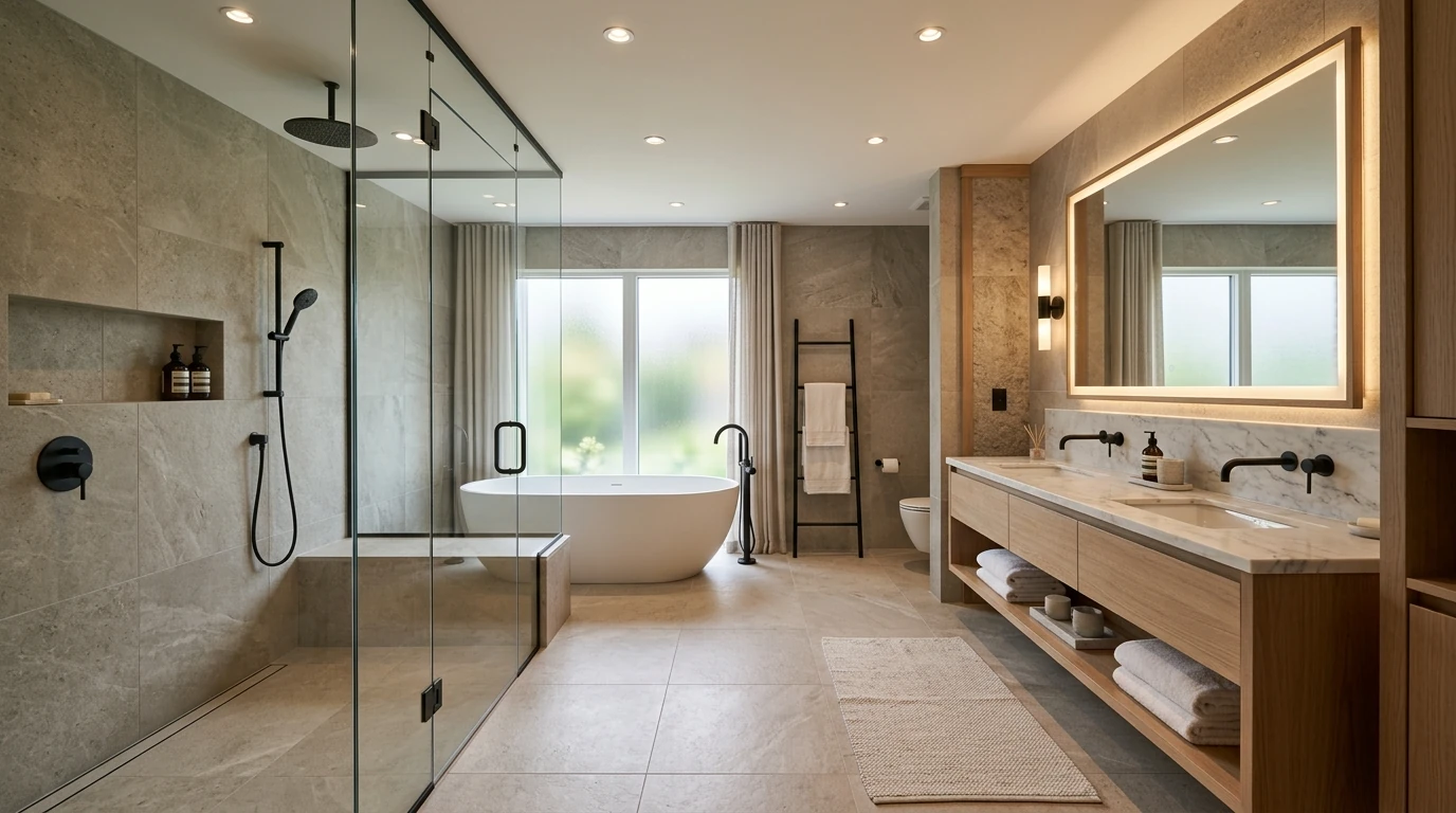 Timeless bathroom idea 13