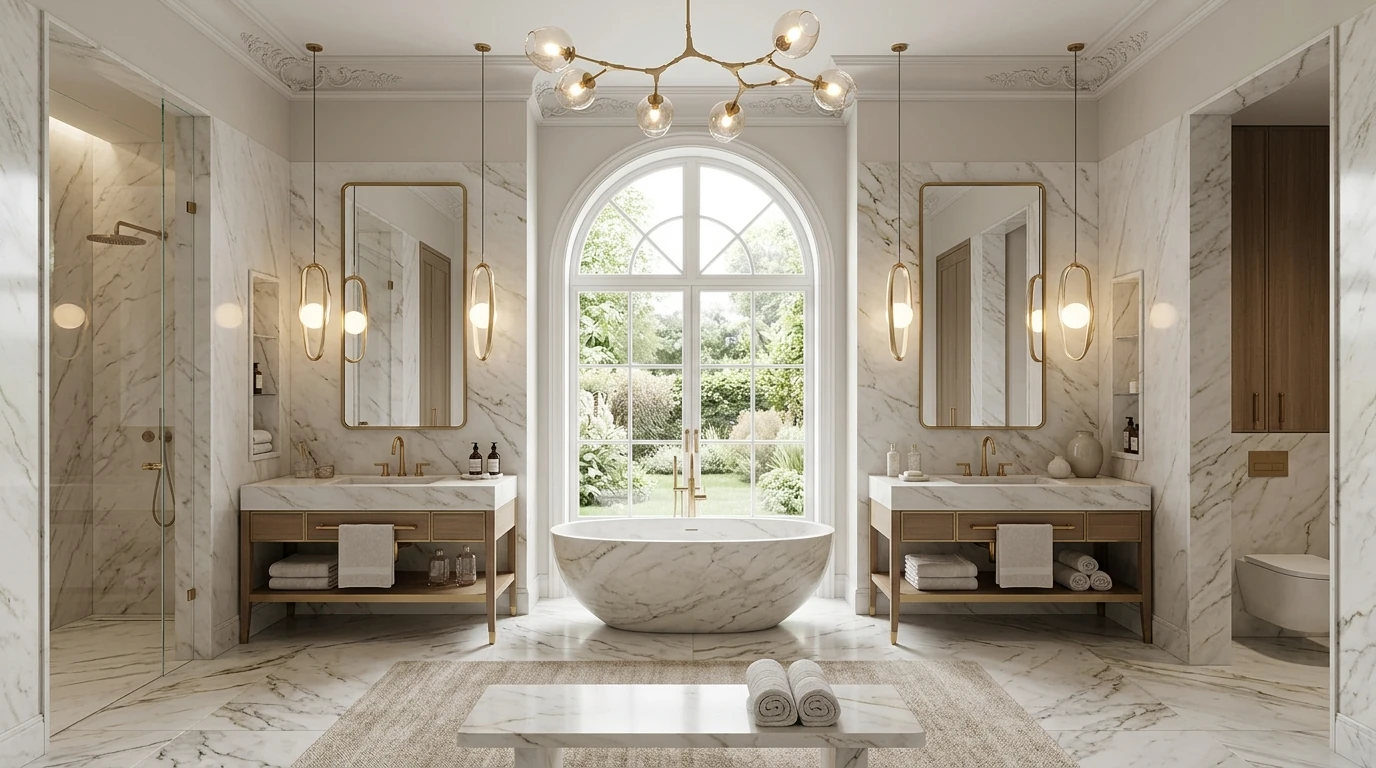 Timeless bathroom idea 15