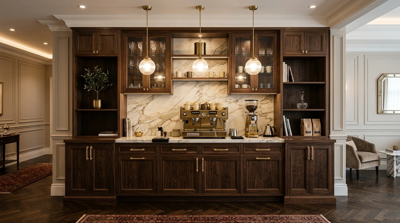 Trendy Coffee Bar Station Ideas for Home Cafes idea 6