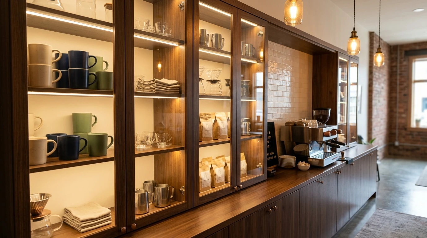 Trendy Coffee Bar Station Ideas for Home Cafes idea 12