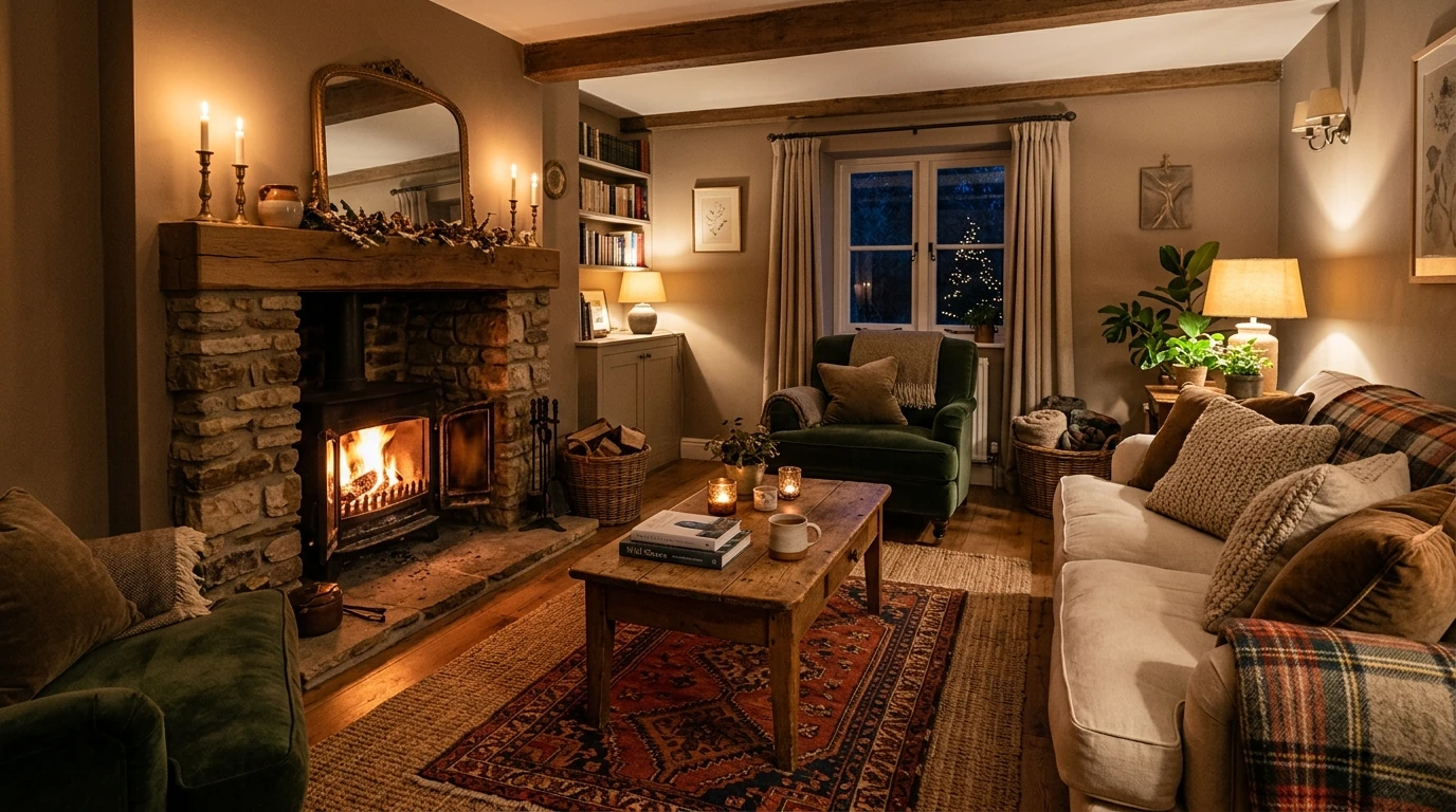 Warm Cosy Living Room Ideas for Comfortable Evenings In idea 2