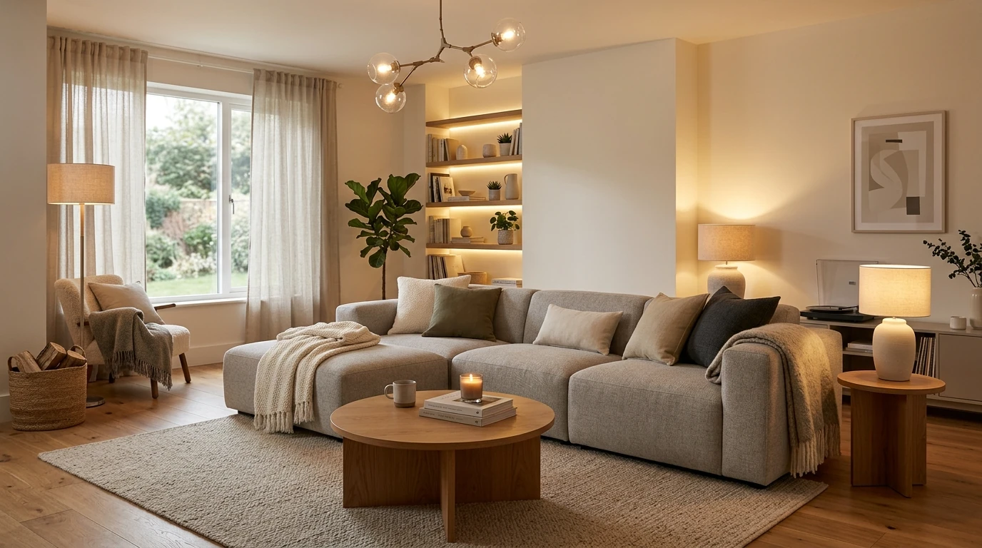 Warm Cosy Living Room Ideas for Comfortable Evenings In idea 5