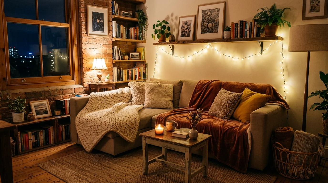 Warm Cosy Living Room Ideas for Comfortable Evenings In idea 8