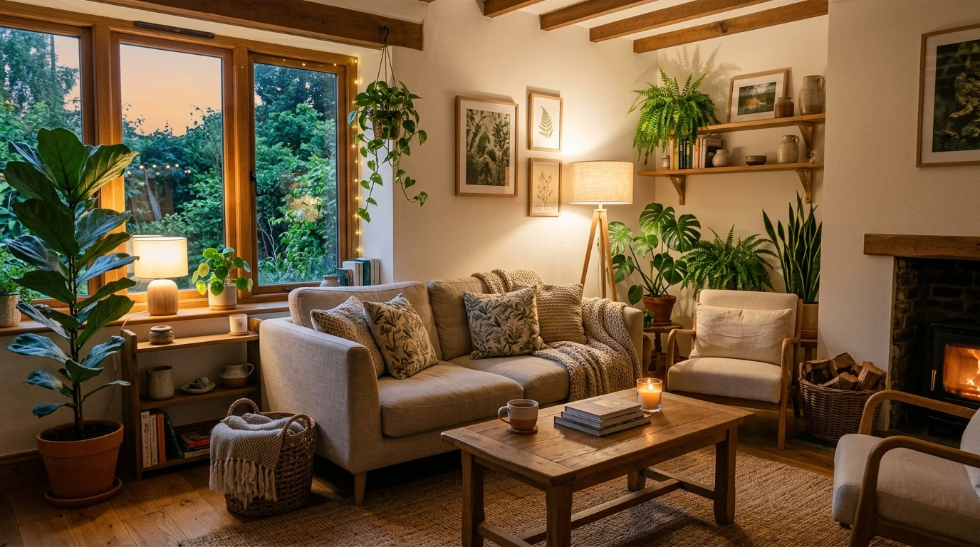 Warm Cosy Living Room Ideas for Comfortable Evenings In idea 10