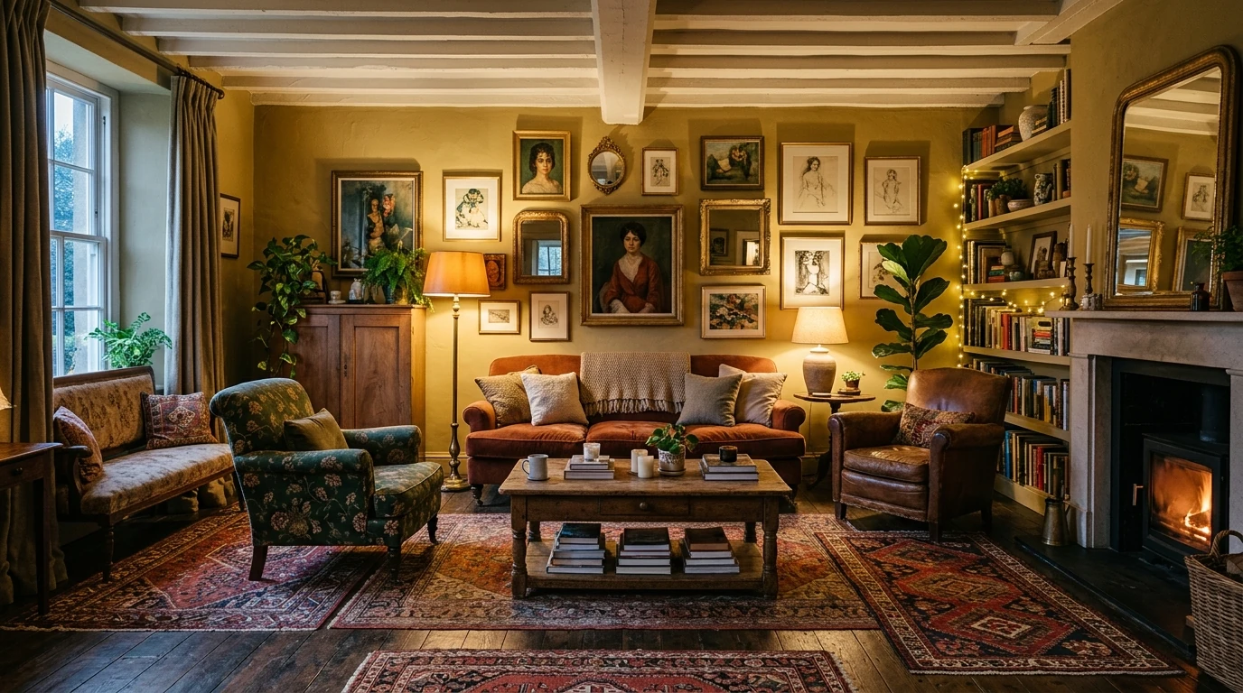 14 Warm Cozy Eclectic Home Ideas for a Collected Over Time Look