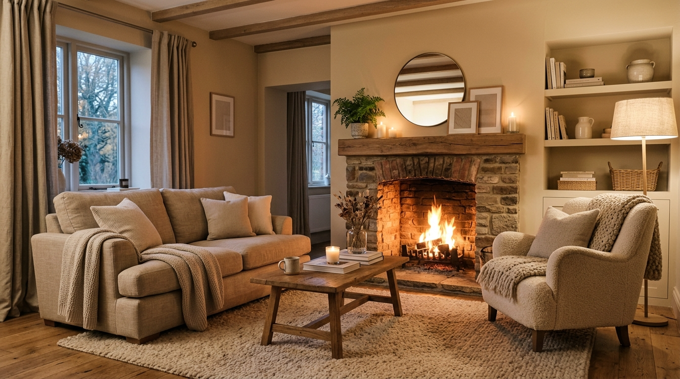 Warm Neutral Living Room Ideas for Timeless Comfort idea 6