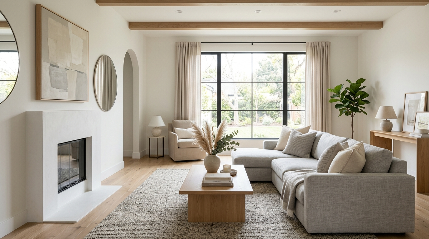 Warm Neutral Living Room Ideas for Timeless Comfort idea 14